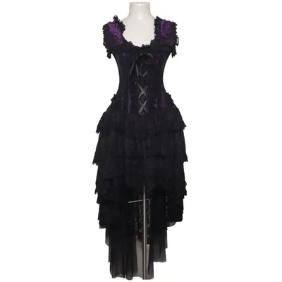 Déguisement (Noir, Violet) de Burleska Polyester