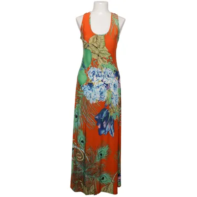 Maxi dress (Orange, Green, Blue) from Elissa Elastane, Polyester
