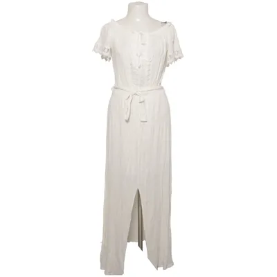Wrap dress (White) from Batik