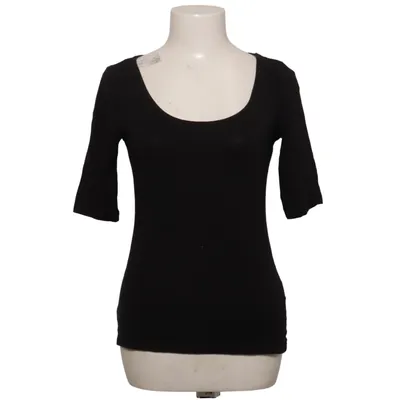 Topp (Svart) från H&M Basic Bomull, Elastan