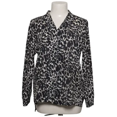 Blouse (Black, White) from Perla Nera Polyester