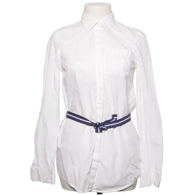 Shirt (White, Blue) from Tommy Hilfiger Cotton