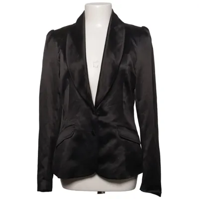 Blazer (Noir) de Edith & Ella Coton, Élasthane, Polyester