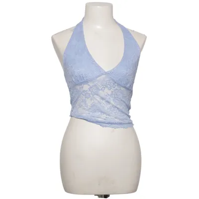 Neckholder Top (Blau) von Shein Elasthan, Polyamid, Viskose