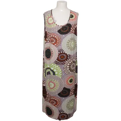 Kjole (Hvid, Flerfarvet) fra Feel Good Elastan, Viscose