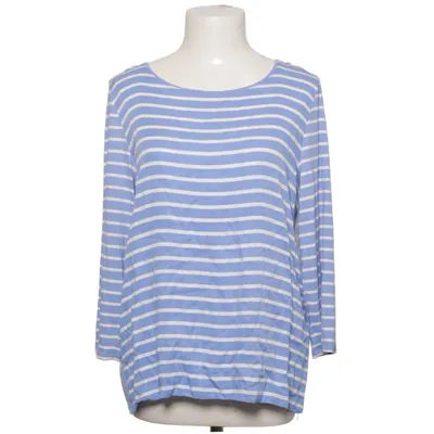 Long sleeve T-shirt (Blue, White) from Street One Elastane, Viscose