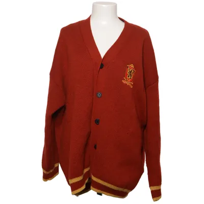 Cardigan (Red, Yellow, Multicolored) from Romwe Polyester