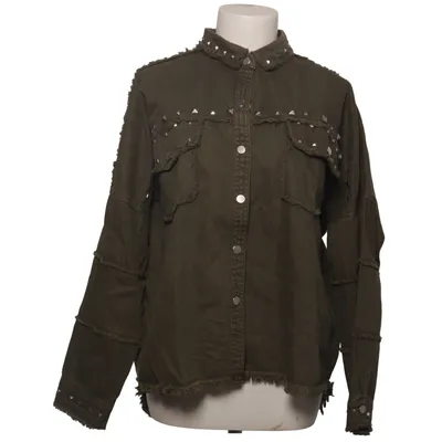 Överskjorta (Grön) från Zara Woman Outerwear Bomull