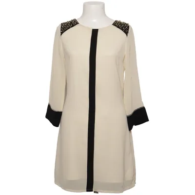 Dress (White, Black) from Little Mistress Elastane, Polyester