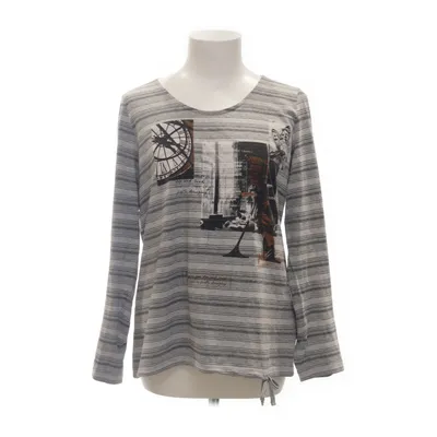T-shirt à manches longues (Gris, Multicolore) de Kenny S. Coton, Fibre métallique, Polyester, Viscose