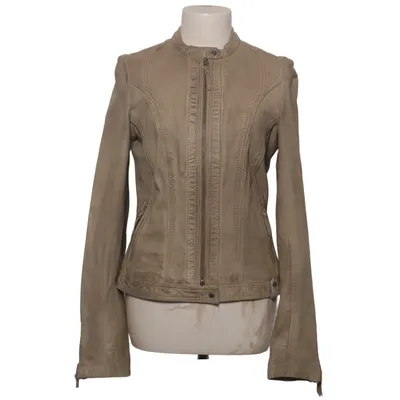 Leather jacket (Beige) from Milestone Leather