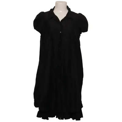 Robe chemise (Noir) de Wunderkind Coton, Soie