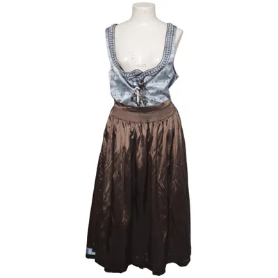 Dirndl (Blue, Brown) from Turi Landhaus Cotton, Polyester, Silk