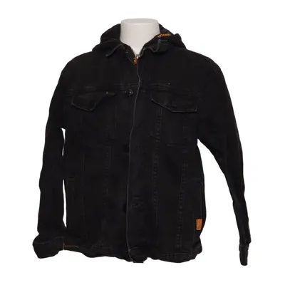 Fodrad jeansjacka (Svart) från ABA Bomull