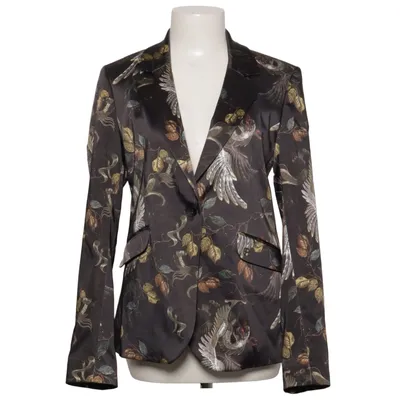 Blazer (Zwart, Meerkleurig) van Elias Rumelis Katoen, Elastaan, Polyester