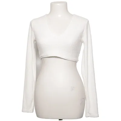 Crop top (White) from Missy Empire Elastane, Polyester