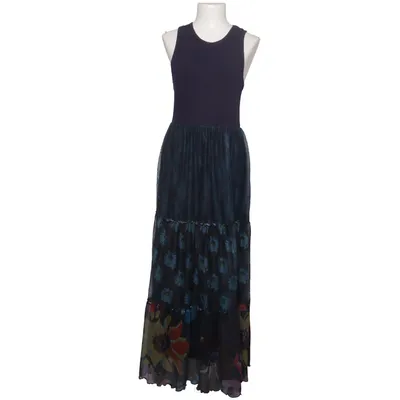 Maxikjole (Blå, Flerfarvet) fra Desigual Elastan, Polyester, Viscose