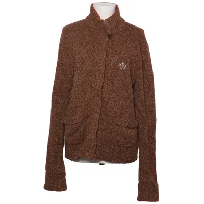 Cardigan (Marron, Rouge) de Donaldson Coton, Soie