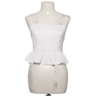 Peplumtopp (Vit) från Glassons Polyester