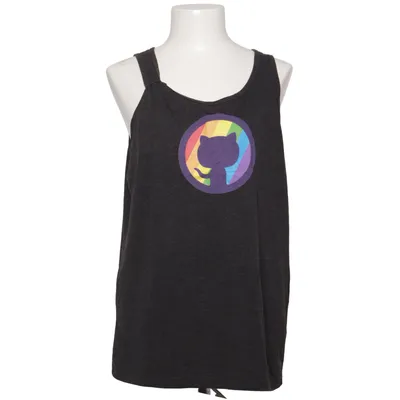 Tank Top (Gray, Multicolored) from Canvas Cotton, Polyester, Viscose