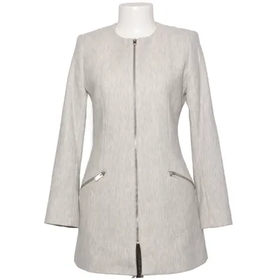 Coat (Gray) from Zara Basic Cotton, Polyester
