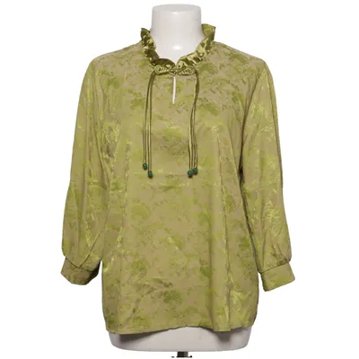 Blus (Grön, Beige) från Fashion Classic Polyester