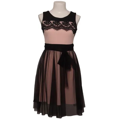 Cocktailkleid (Schwarz, Pink) von Style Boom Elasthan, Polyester