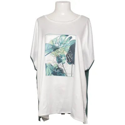 Haut (Blanc, Vert) de Fiorella Rubino Élasthane, Viscose