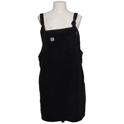 Hängselklänning (Svart) från Lucy & Yak Elastan, Ekologisk bomull