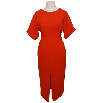 Klänning (Röd) från ASOS Petite Elastan, Polyester