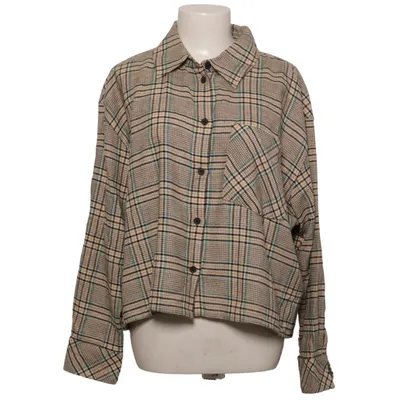 Skjortejakke (Beige, Sort, Grøn) fra Tom Tailor Denim Bomuld