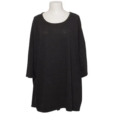 Sweater (Gray) from Janina Curved Elastane, Polyester, Viscose