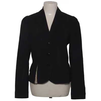 Blazer (Black) from Helena Sorel Elastane, Polyester, Wool