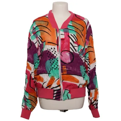 Bomberjakke (Pink, Lilla, Flerfarvet) fra Lady Viscose