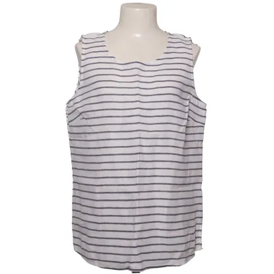 Tank­top (Weiß, Blau) von Ellen Tracy Leinen