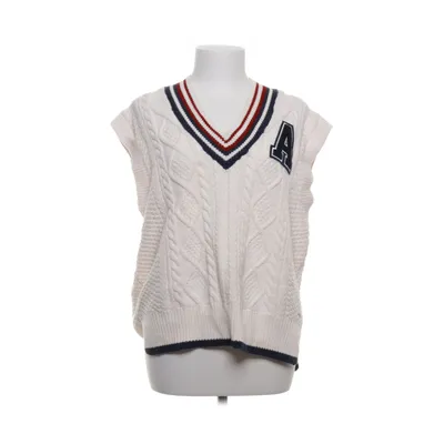 Pull sans manches (Blanc, Bleu, Rouge) de America Today Acrylique, Coton
