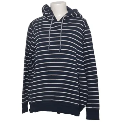 Huvtröja (Blå, Vit) från Women Essentials by Tchibo Ekologisk bomull