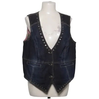 Gilet en jean (Bleu) de My Style Coton, Élasthane
