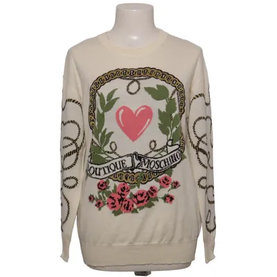 Sweater (Hvid, Flerfarvet) fra Boutique Moschino Uld