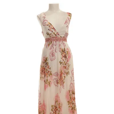 Långklänning (Vit, Rosa, Flerfärgad) från She Polyester