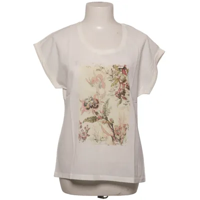 T-shirt (Hvid, Flerfarvet) fra Cream Bomuld