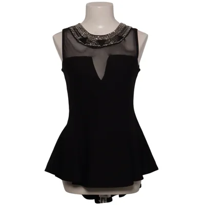 Top péplum (Noir) de Flammode