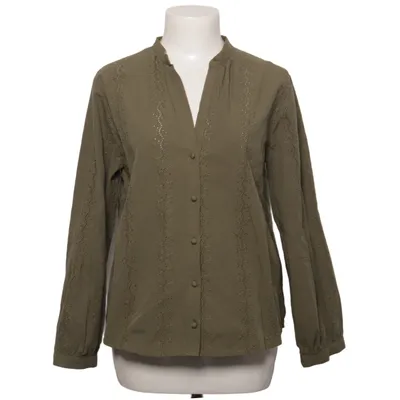 Blouse (Green) from Zara Cotton