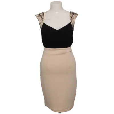 Cocktail dress (Black, Beige) from Little Mistress Elastane, Polyester