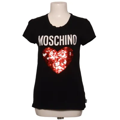 T-shirt (Schwarz, Rot, Weiß) von Moschino Underwear Baumwolle, Elasthan