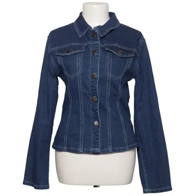 Jeansjacka (Blå) från Forever 21 Bomull, Elastan, Lyocell, Polyester