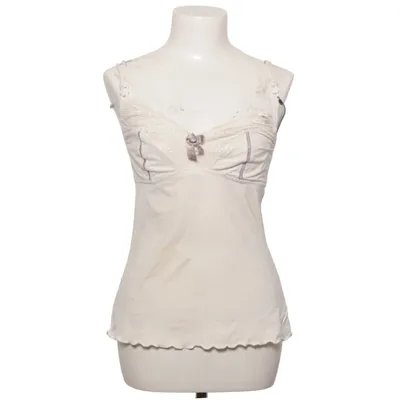 Nursing tank top (White) from Cache Coeur Cotton, Elastane, Polyamide