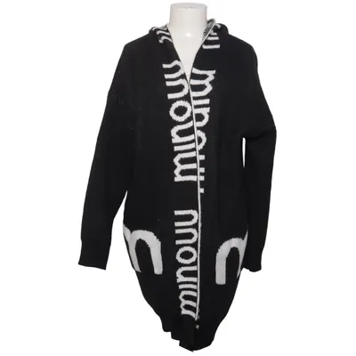 Cardigan (Black, White) from Minouu Polyester