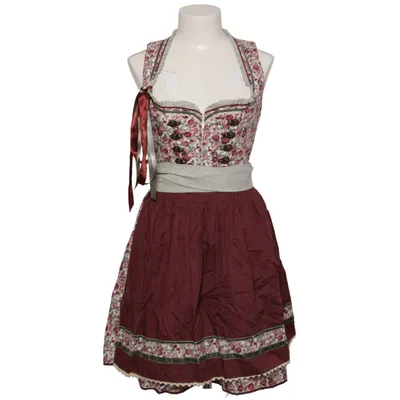 Dirndl (Red, Multicolored) from Krüger Cotton, Polyester