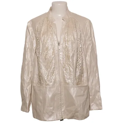 Jack (Wit) van Komplimente Polyester, Polyurethaan